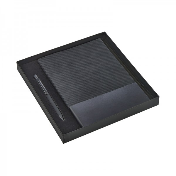 2423-K Siyah Defter & Kalem Set