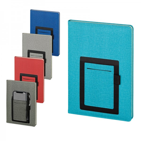 2421-HOLMEN Turkuaz 15 x 21 Termo Deri Defter (Holmen Kitap Kağıdı)