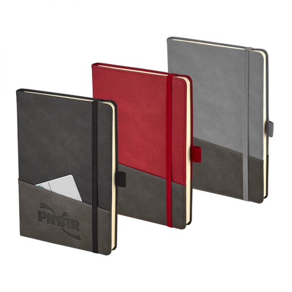 2427 Siyah 15 x 21 Yumuşak Kapak Termo Deri Defter