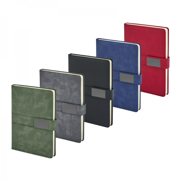 2441 Yeşil 15 x 21 Termo Deri Defter