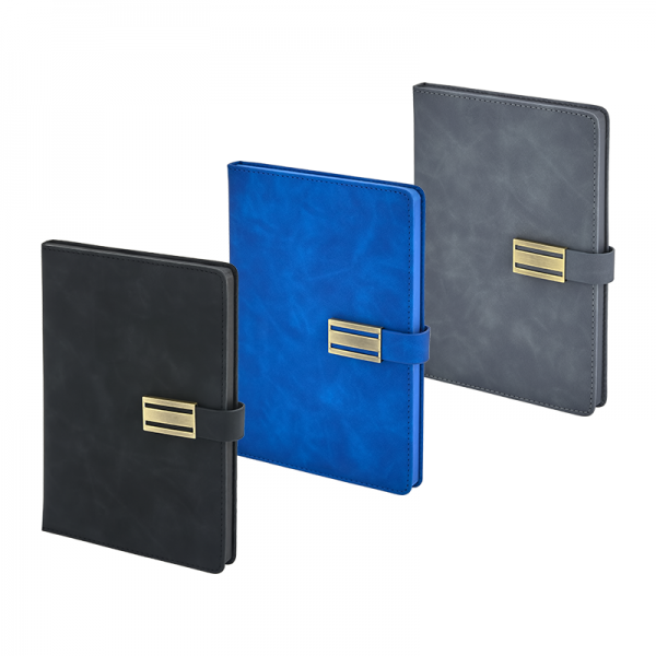 2448 Siyah 15 x 21 Termo Deri Defter