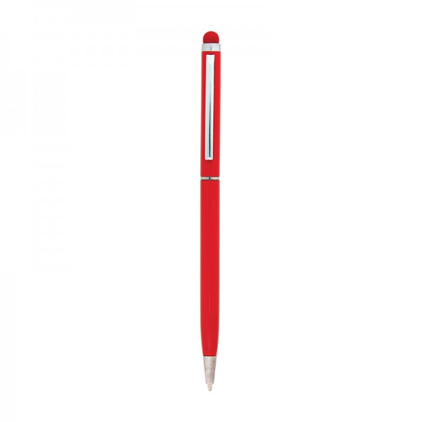 587 Kırmızı Metal Tükenmez Touchpen Kalem