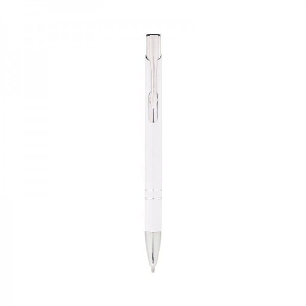 1009 Beyaz Metal Tükenmez Kalem