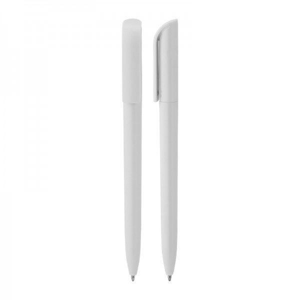 447 Beyaz Plastik Tükenmez Kalem