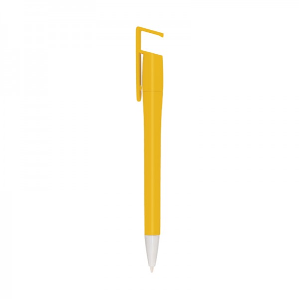 444 Sarı Çevirmeli Plastik Tükenmez Kalem