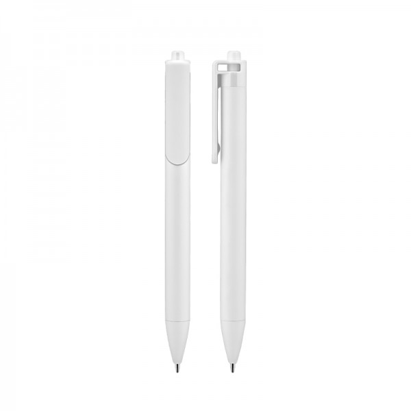 508 Beyaz Plastik Tükenmez Kalem