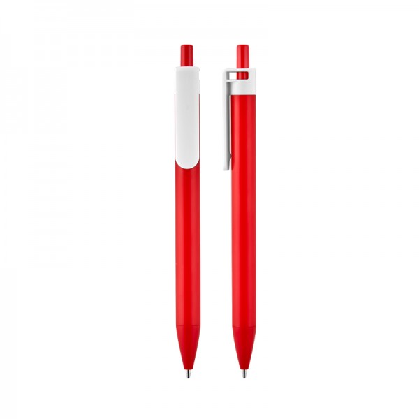 508-BK Kırmızı Plastik Tükenmez Kalem